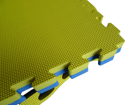 Sistema de encaixe puzzle dos tatamis EVA - Montagem fácil